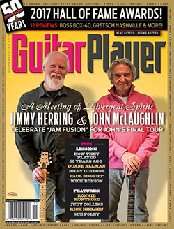 Guitar Player magazine cover with Guthrie Govan